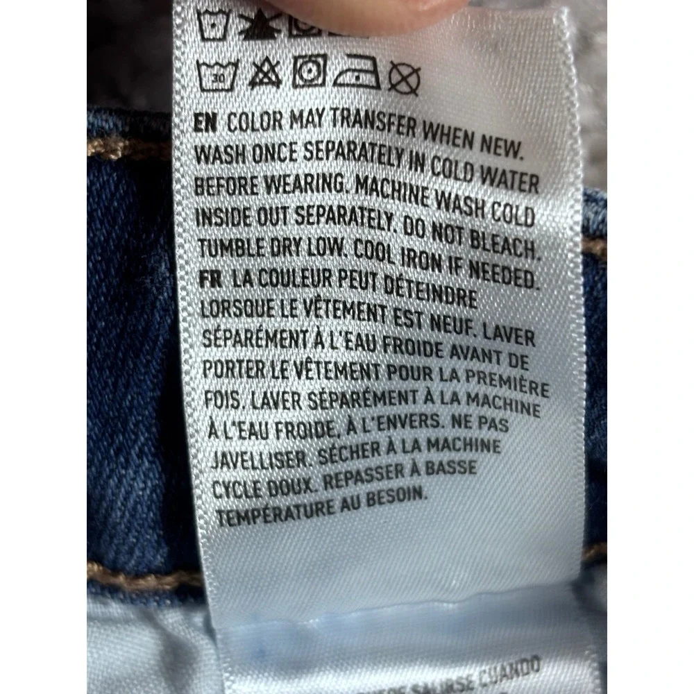 American Eagle Jeggings Size 00 Short Next‎ Level Stretch Blue Denim